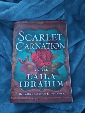 Scarlet Carnation by Laila Ibrahim - Teal & Red Cover